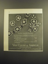 1959 Van Cleef & Arpels Jewelry Advertisement - Precious Camellia ensemble picture