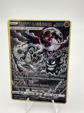 CUSTOM FAN ART Gengar Black & White Holo Card picture