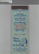 Matchbook Cover Blue Moon Restaurant Lowell, MA picture