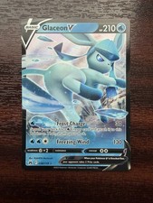 Glaceon V 038/159 Crown Zenith Holo Pokémon Card English NM 2023 picture
