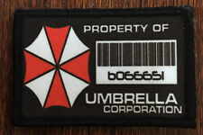 Resident Evil Property of Umbrella Corp Morale Patch Tactical Military Flag USA picture