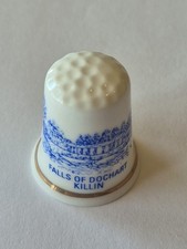 Falls Of Dochart Killin Thimble Vintage Souvenir Collectible picture