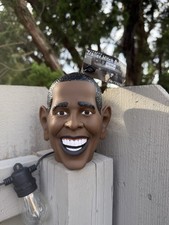 Y2K Barrack Obama Head Rubber Truck Hitch Cover Brand New NWT picture
