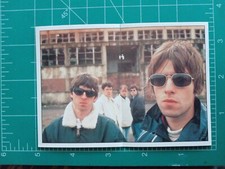 1995 SMASH HITS OASIS GROUP BAND ROOKIE MUSIC STICKER CARD 99 100 picture