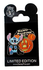DISNEY HAPPY HALLOWEEN 2010 VAMPIRE STITCH and MICKEY MOUSE PUMPKIN PIN- LE 1000 picture