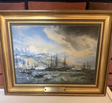 Bing & Grondahl Jylland Frigate Porcelain Plaque Plate Limited Edition 158/2500 picture