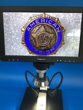 Vintage WWI Era American Legion Screwback Lapel Pin Pat Dec 9 1919 Enamel picture