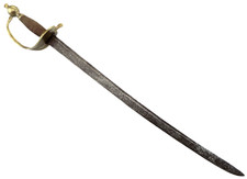 AMERICAN REVOLUTIONARY WAR , BRITISH P1751 PASSAU WOLF INFANTRY HANGER SWORD picture