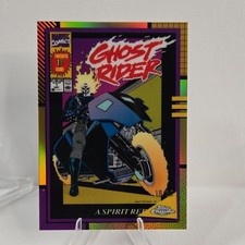 Topps 2024 Chrome Marvel 90's Classic Covers Ghost Rider MN-3 Gold /50 picture