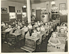 VINTAGE 1959-60 GRANVILLE CENTER ELEMENTARY SCHOOL CLASS PHOTOGRAPH 8x10