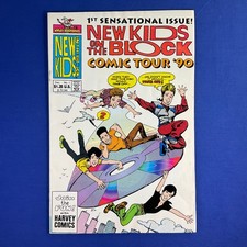 New Kids on the Block Comic Tour '90 #1 Harvey Comics 1991 Comic Book 1st Issue picture