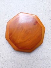 Bakelite     Rare Art Deco Tortoiseshell  Powder Compact 1930s Vintage  49g picture