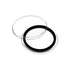 (20) Air-tite 40mm Black Ring Coin Holder Capsules for Transparent-20pcs  picture