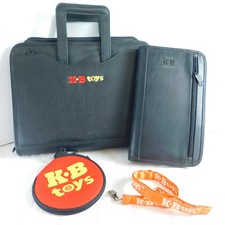 Vintage KB Toys Memorabilia Lot Gemline Binder Case Lanyard CD Holders Rare Good picture