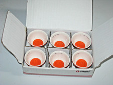Iittala Origo Egg Cup Set of 6 50ml Finland Striped Rare Colors 1999 NEW in BOX picture