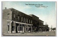 Jewell, Kansas The Robertson Block Exterior Building View 1912 KS picture