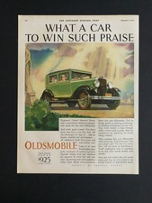 1928 Oldsmobile Two-Door Sedan Vintage Car Print Magazine Advertisement Ad picture