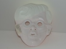 VINTAGE BEN COOPER THE REAL GHOSTBUSTERS EGON SPENGLER HALLOWEEN MASK NEW 1986 picture
