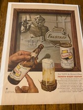 Vintage 1953 Falstaff Beer Premium Quality ad picture