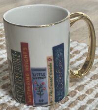 RIFLE PAPER CO. ANTHROPOLOGIE BOOKS CLUB PORCELAIN COFFEE MUG picture