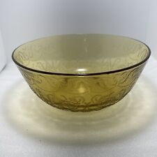 Vintage Madrid Yellow Depression Glass Serving Bowl picture