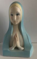 Lenci Italy Virgin Mary  Vintage Bust Figurine Read description Otzens Chicago picture