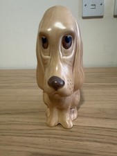 Vintage Sylvac Sad Sam Dog Figurine 2951. Beige. 17cm. picture