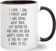 I Came I Saw I Forgot What I Was Doing Coffee Mug - Funny Senior picture