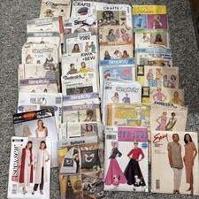 32 Total McCall's Simplicity Butterick Vogue Lot Vintage Original Patterns picture