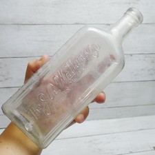 Vintage The J.R. Watkins Co Medicine Clear Embossed Bottle picture