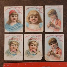 6 Victorian Trade Cards, J.P. Coats picture