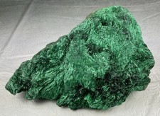 Fibrous Velvet Malachite - Kabolela Mine, Katanga, DR Congo, Africa. 2lb 7.8 oz picture