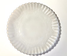Vintage Monax Petalware Embossed Lace Milk Glass picture