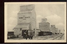 Grain elevators High River Alberta Canada Historic Old Photo picture