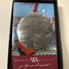 Wendell August-Linda Barnicott 2010 My Home Town Ornament NIB picture