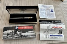 Vintage Fisher AG7 Astronaut Space Pen Gold Shuttle Emblem Case Papers Working picture