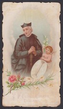 Holy card antique del Venerable P. Cosme Chiara estampa santino image pieuse picture