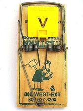 80's WESTERN EXTERMINATOR vintage mouse trap #6955a3 picture