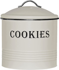 Blue Donuts Vintage Cookie Jar - Cookie Jars for Kitchen Counter, Airtight Jar picture
