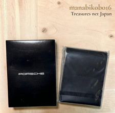 Porsche Notepad Pen Set Black Edition Novelty black leather japan picture