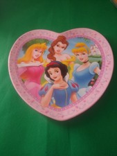 Disney Princess Heart Plate Zak Designs Aurora Belle Snow White Pink picture