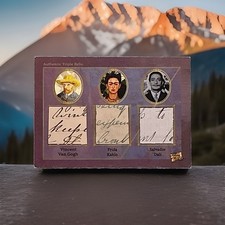 2025 Pieces Of The Past Art And Music Van Gogh, Dali, Kahlo Handwritten Relics picture