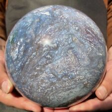 Natural Moss Agate Sphere Quartz Crystal Water Grass Agate Healing 5320g picture