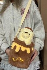 Potdemiel Disney Winnie the Pooh Honey Pot Plush Doll Crossbody Bag New With Tag picture