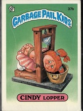 Cindy Lopper 1985 Topps Garbage Pail Kids Series 1 #37b picture
