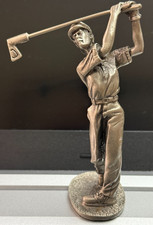 Vintage 1976 Lance Fine Pewter Golfer Figurine Finish Pose A. Petitto Mold 3.5