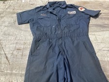 Vintage Mobil Gas Station Mechanic Cover-alls Boston Ave Mobil Bridgeport Ct picture