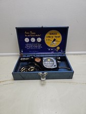 Vintage Burgess Vibro-Tool Electric Engraver BVI Metal Case Tested Working USA picture