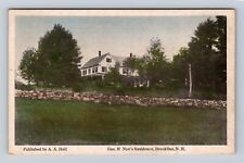 Brookline NH-New Hampshire, George H Nye's Residence, Antique Vintage Postcard picture