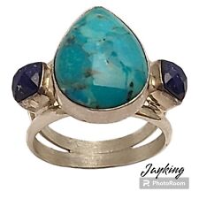 Jay King Mine Finds Sterling Silver Lapis Lazuli Royston Turquoise Ringsz9 picture
